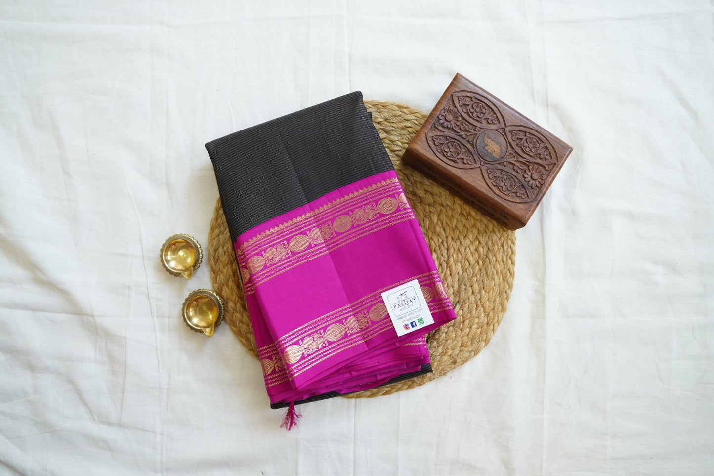 Pure Vairaoosi Kanchi Silk Saree -PC14432