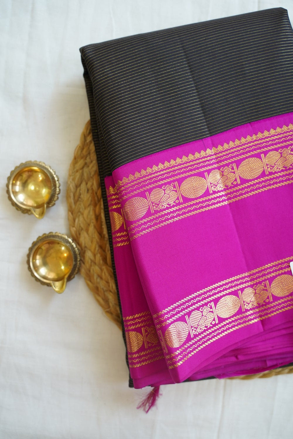 Pure Vairaoosi Kanchi Silk Saree -PC14432