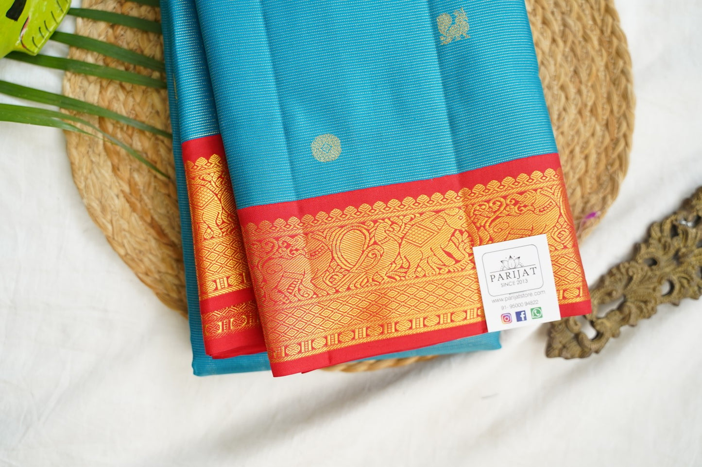 Pure Vairaoosi Kanchi Silk Saree -PC17198