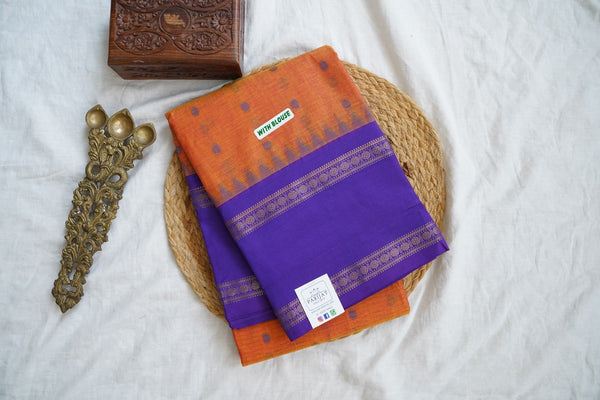 Chettinad handloom Cotton Saree PC16124