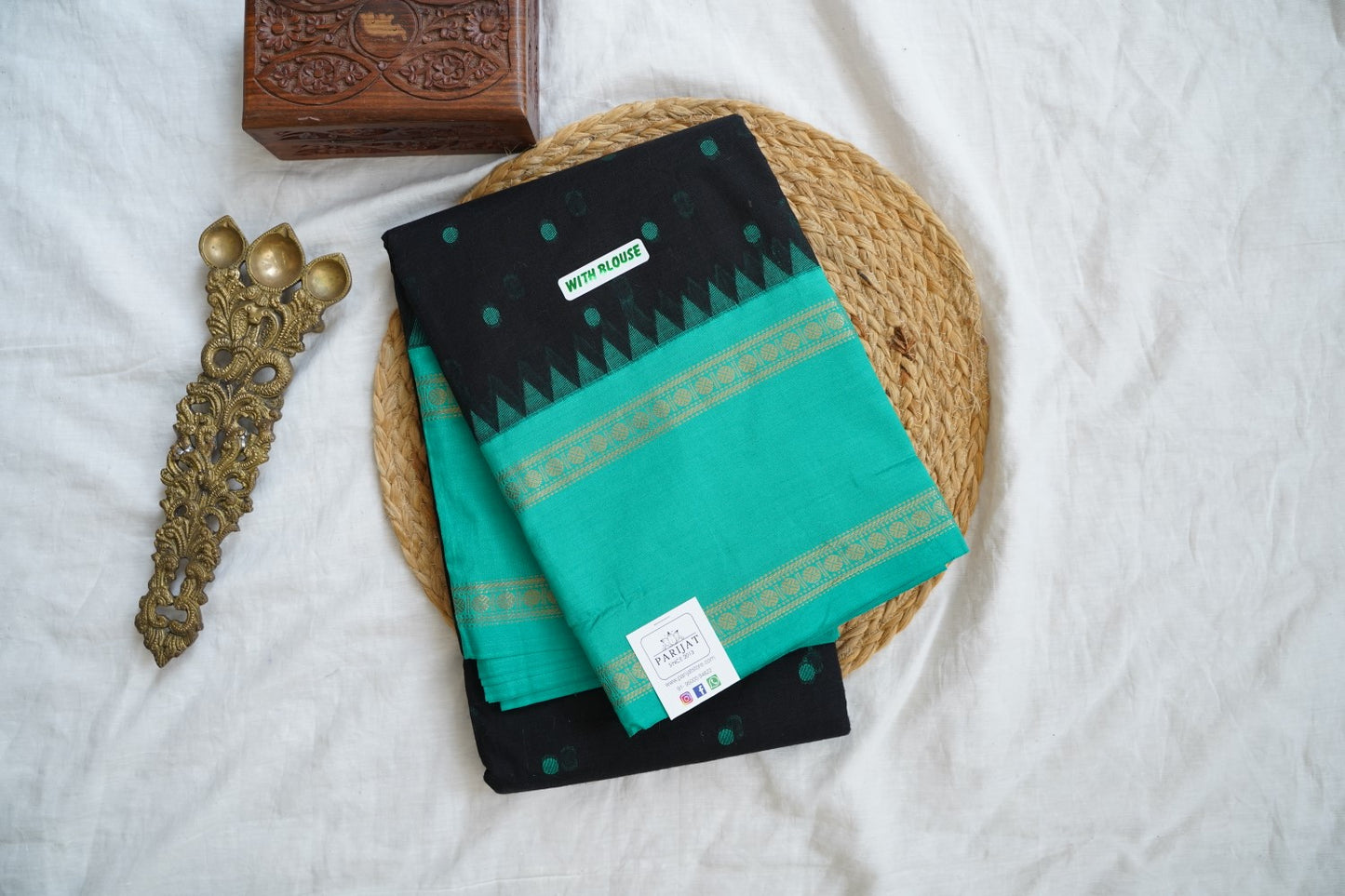 Chettinad handloom Cotton Saree PC16127