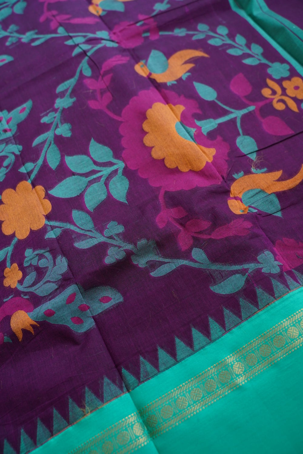 Chettinad handloom Cotton Saree PC16126
