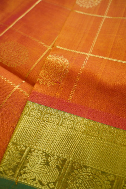 Jamdani  Ponduru handloom Cotton Saree PC10732