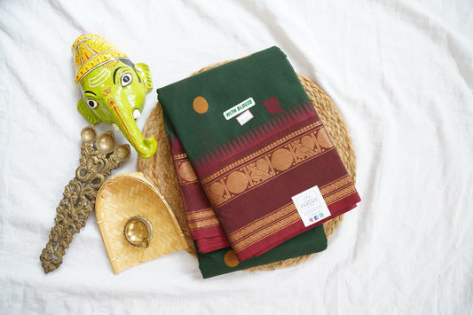 Chettinad handloom Cotton Saree PC16138