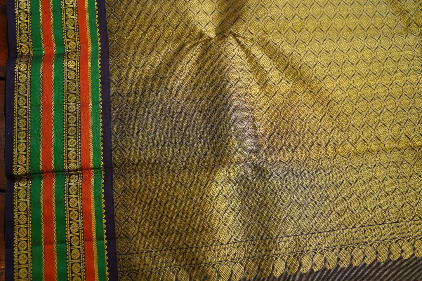 Pure Kanchi Vairaoosi Silk Saree PC17193