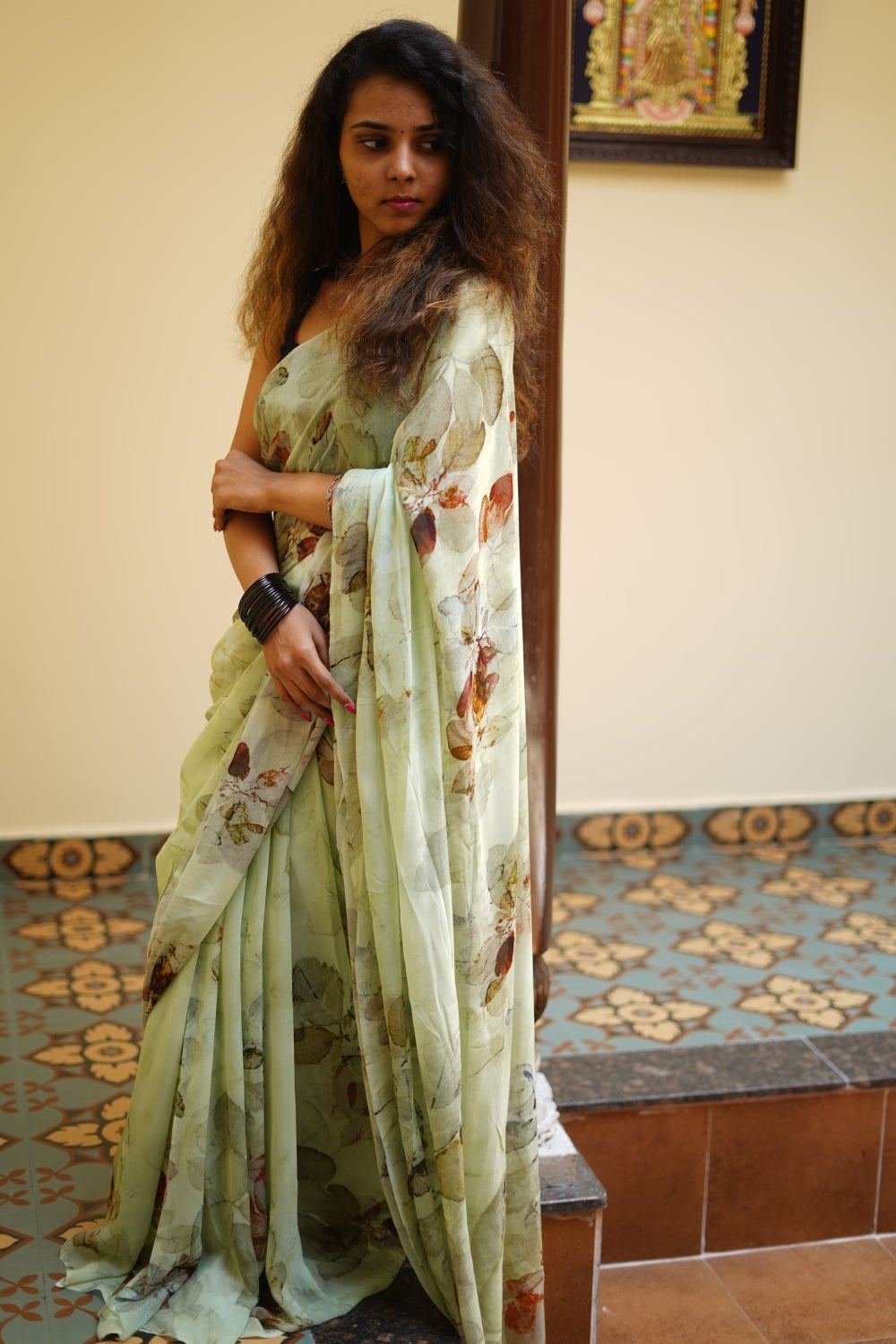 Fancy georgette saree PC14195