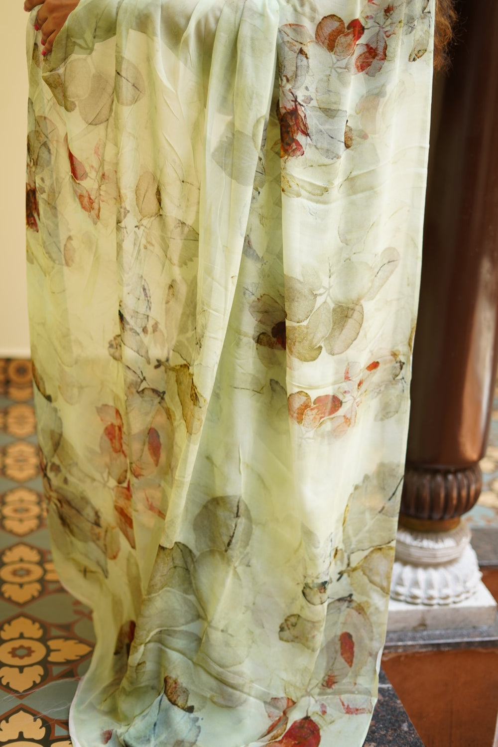 Fancy georgette saree PC14195