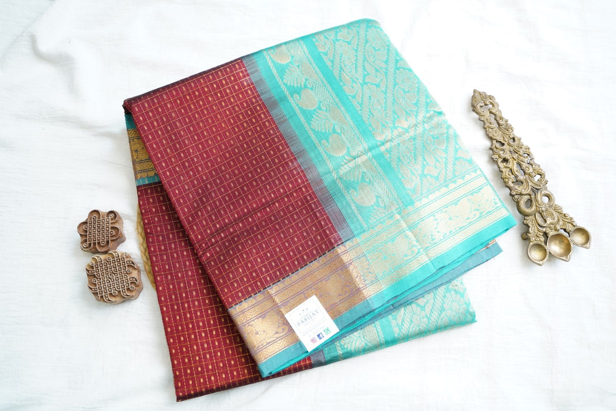 Kanchi Silk Cotton Saree PC17788