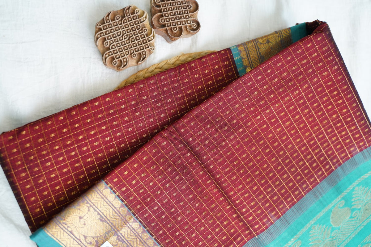 Kanchi Silk Cotton Saree PC17788