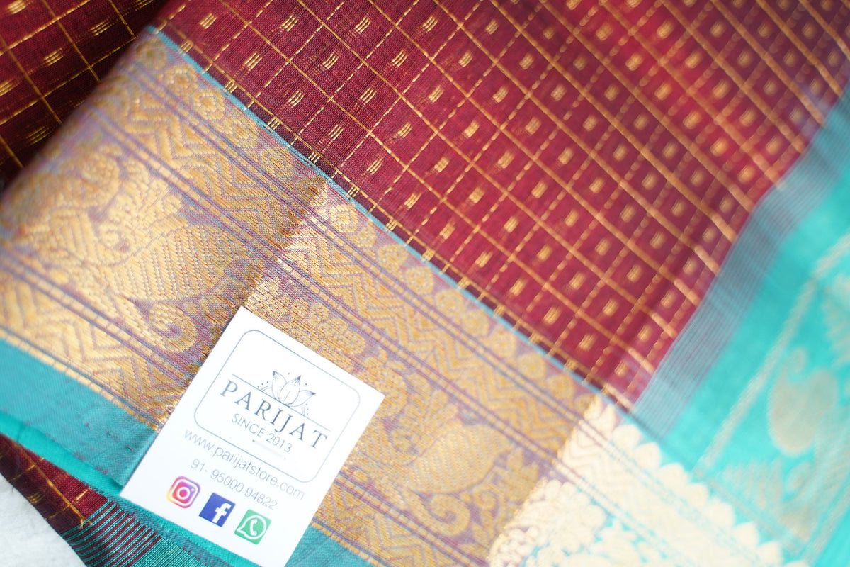 Kanchi Silk Cotton Saree PC17788