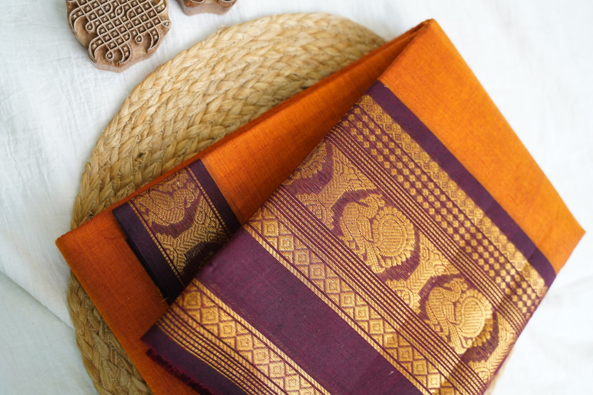 Chettinad handloom Cotton Saree PC18062