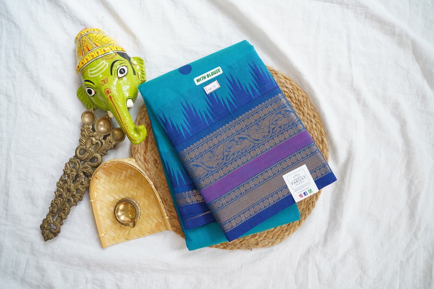 Chettinad handloom Cotton Saree PC16148