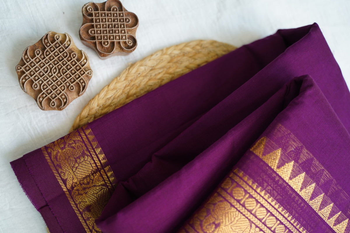 Chettinad handloom Cotton Saree PC18082