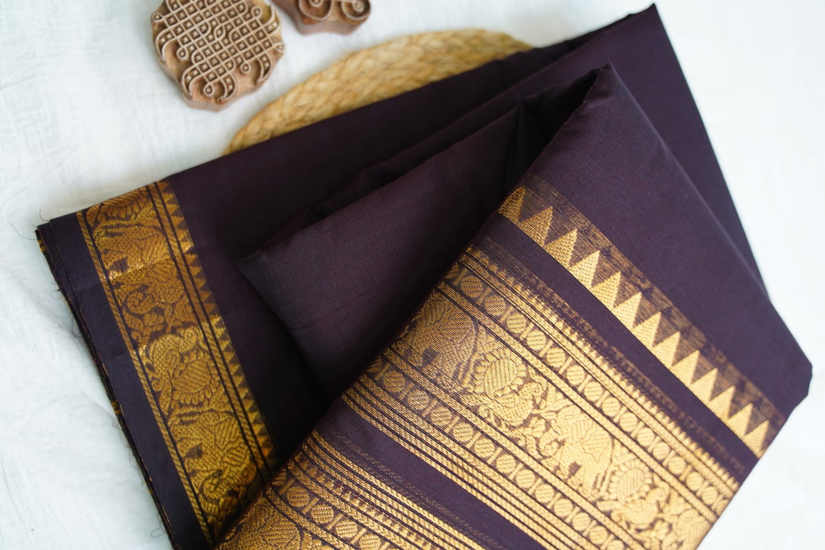Chettinad handloom Cotton Saree PC18081