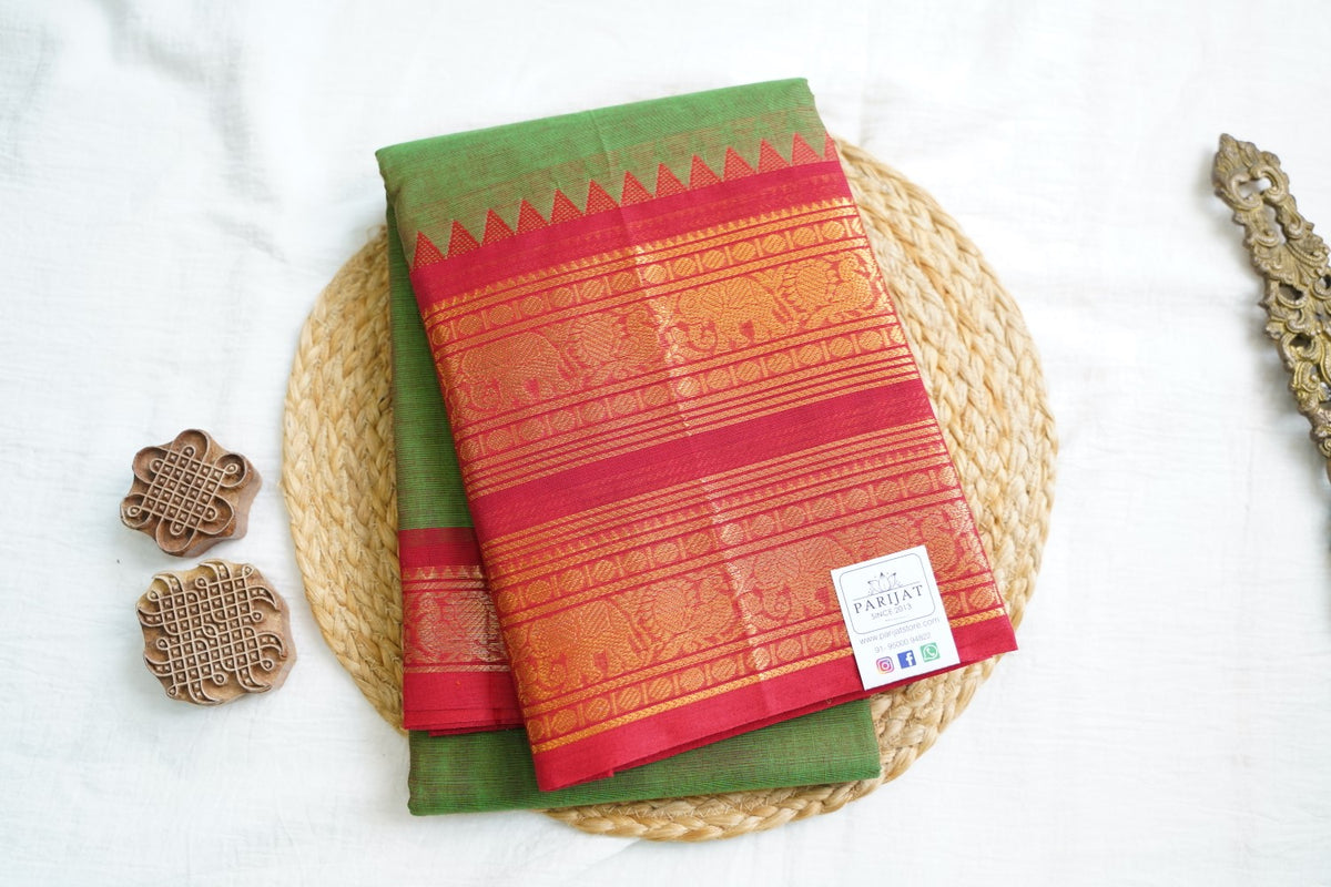 Chettinad handloom Cotton Saree PC18087