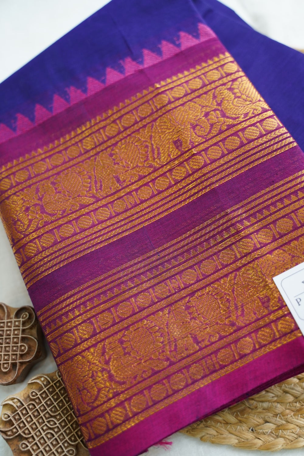 Chettinad handloom Cotton Saree PC18084