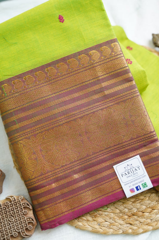 Chettinad handloom Cotton Saree PC18056