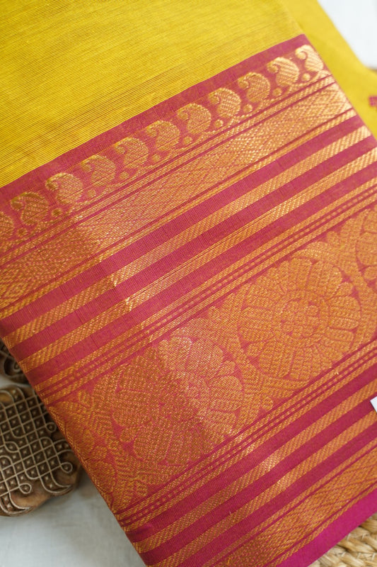 Chettinad handloom Cotton Saree PC18054