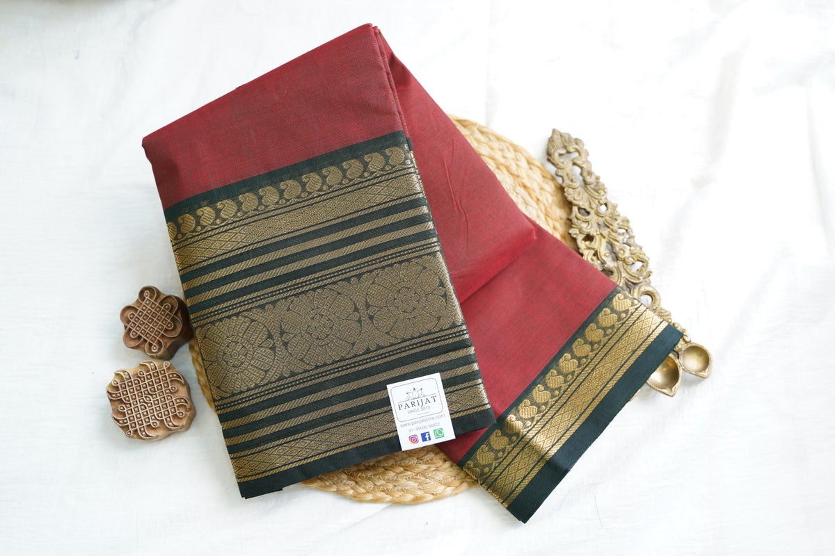 Chettinad handloom Cotton Saree PC18058