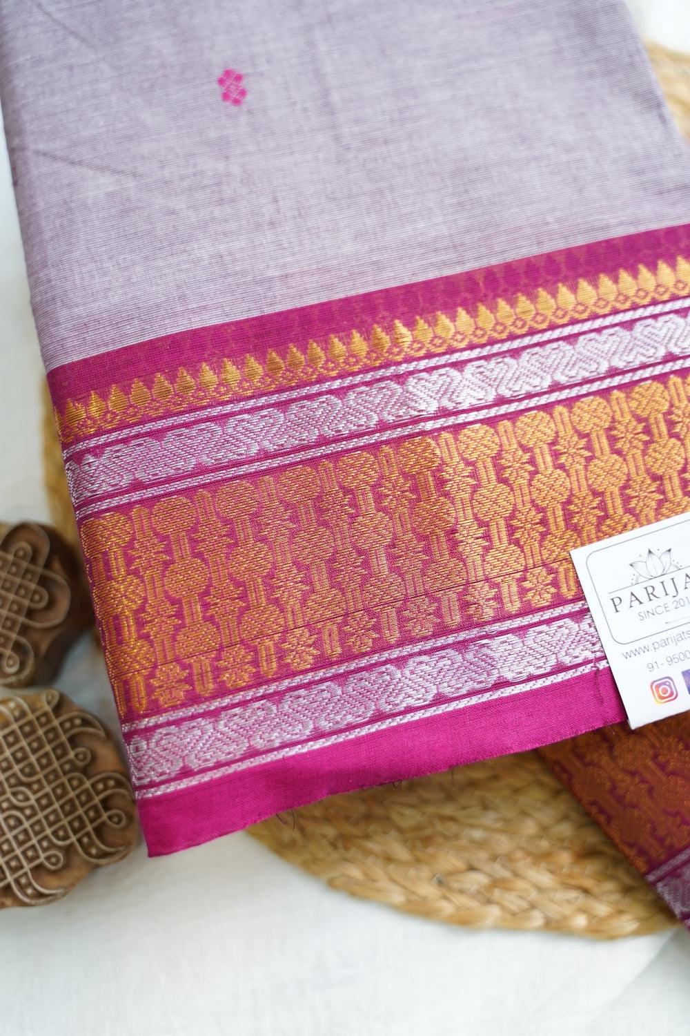 Chettinad handloom Cotton Saree PC18077