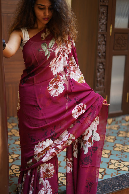 1000 butta Kanchi Cotton Saree & Blouse Set PC4301