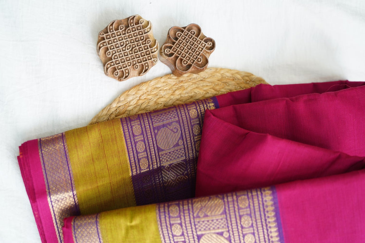 Chettinad handloom Cotton Saree PC18064