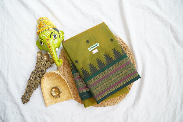 Chettinad handloom Cotton Saree PC16150