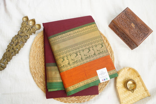 Chettinad handloom Cotton Saree PC17221