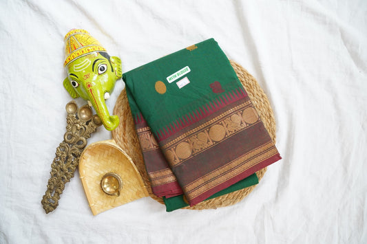 Chettinad handloom Cotton Saree PC16144