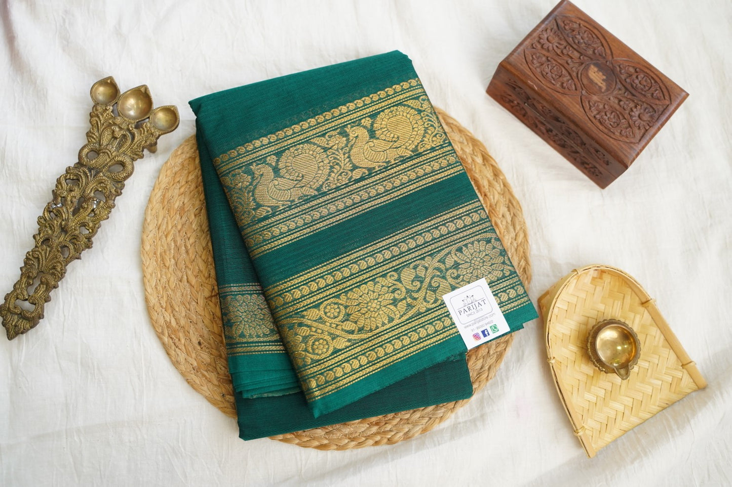 Chettinad handloom Cotton Saree PC17216