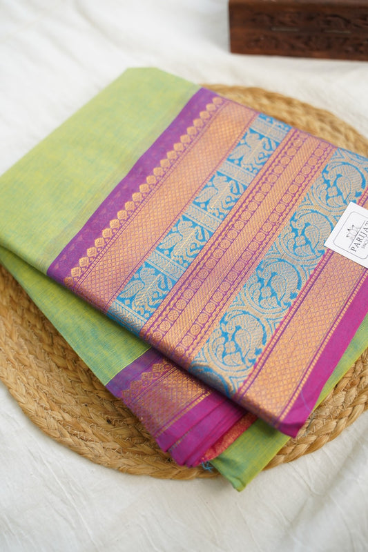 Chettinad handloom Cotton Saree PC17215