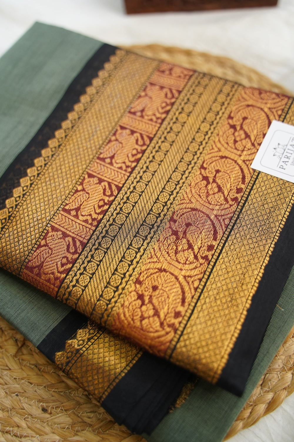 Chettinad handloom Cotton Saree PC17214