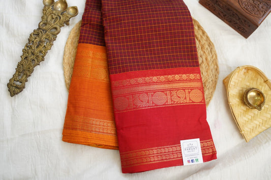 Chettinad handloom Cotton Saree PC17213