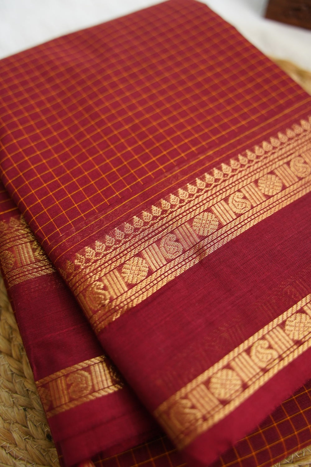 Chettinad handloom Cotton Saree PC17217