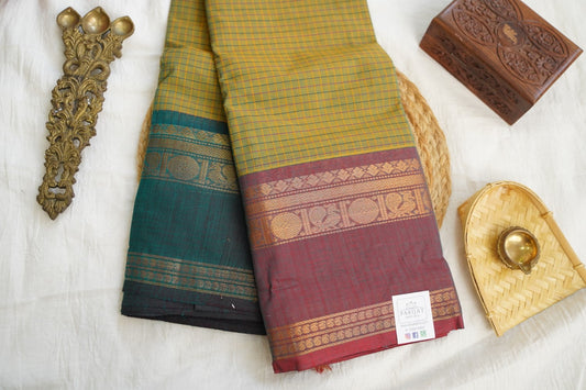 Chettinad handloom Cotton Saree PC17212