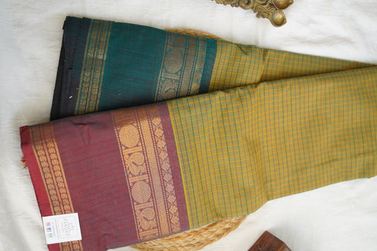 Chettinad handloom Cotton Saree PC17212