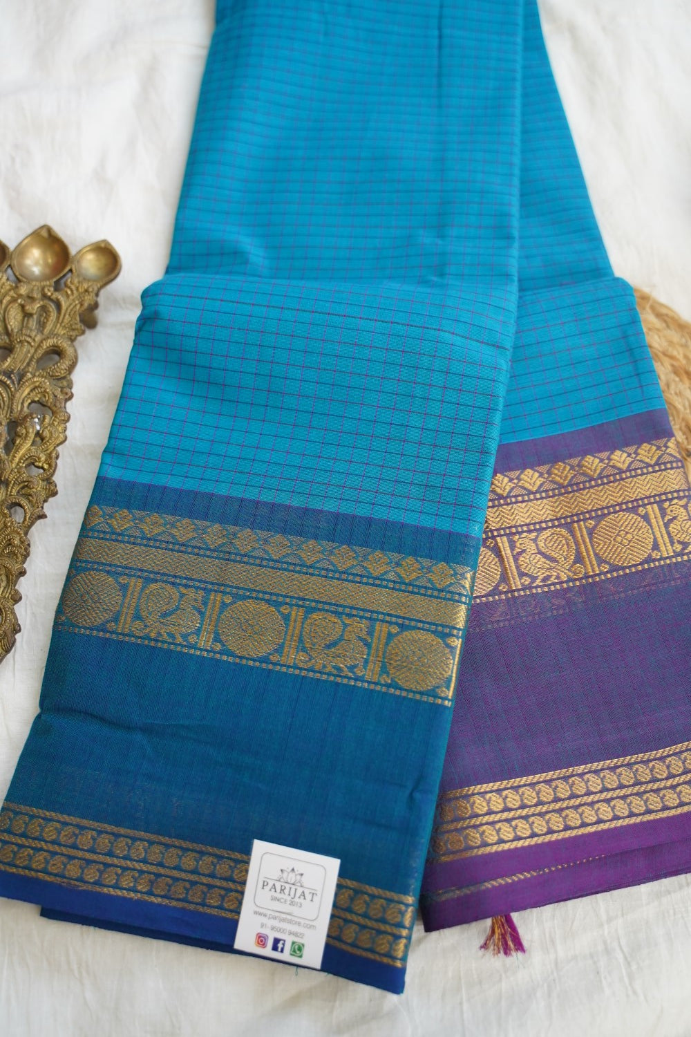 Chettinad handloom Cotton Saree PC17239