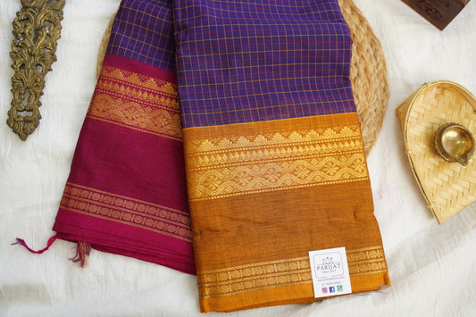 Chettinad handloom Cotton Saree PC17235