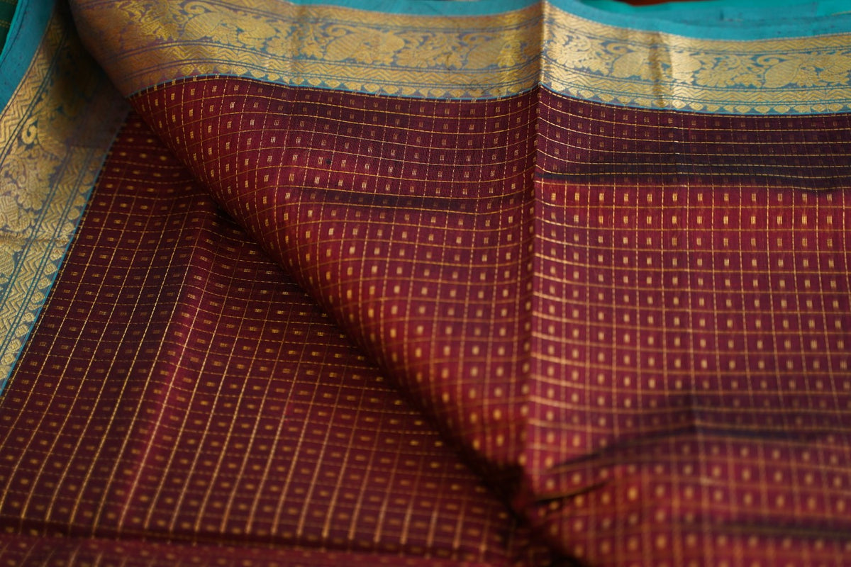 Kanchi Silk Cotton Saree PC17788