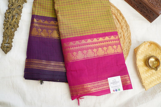 Chettinad handloom Cotton Saree PC17237