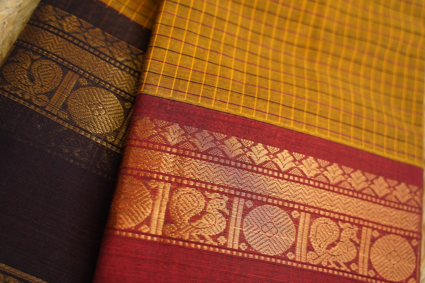 Chettinad handloom Cotton Saree PC17236