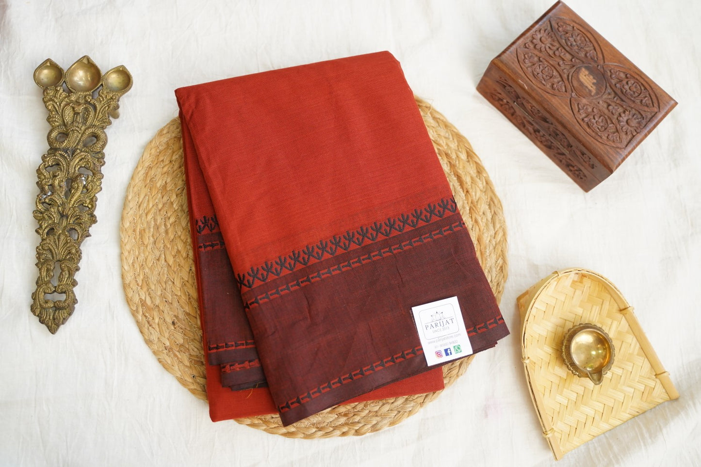 Chettinad handloom Cotton Saree PC17242