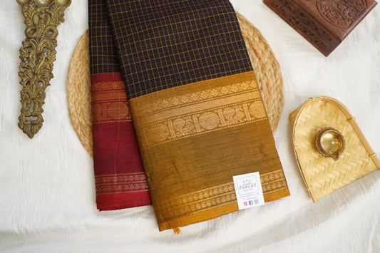 Chettinad handloom Cotton Saree PC17233