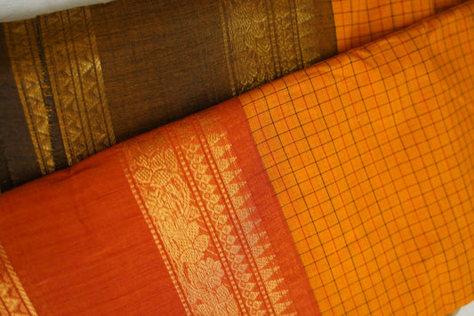 Chettinad handloom Cotton Saree PC17251