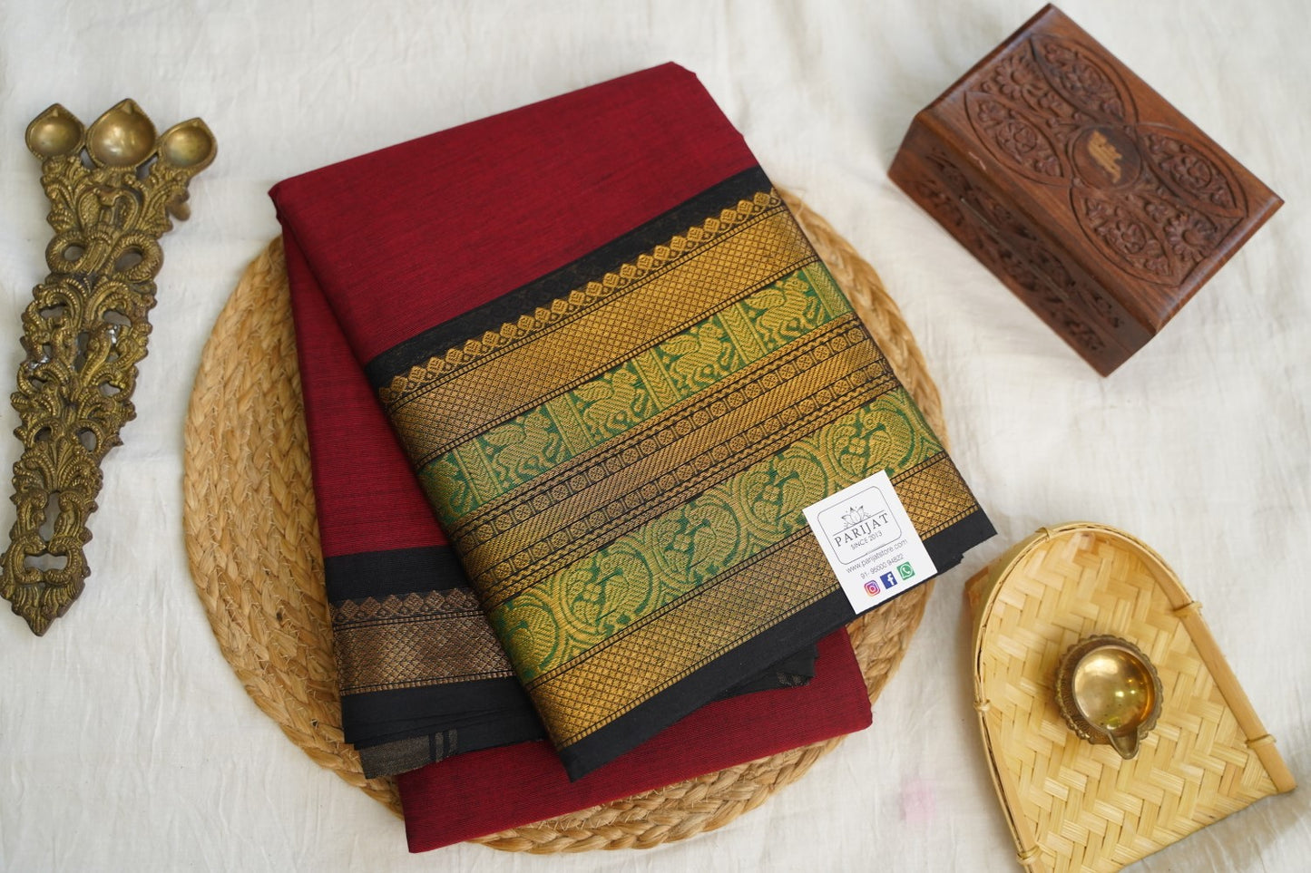Chettinad handloom Cotton Saree PC17210