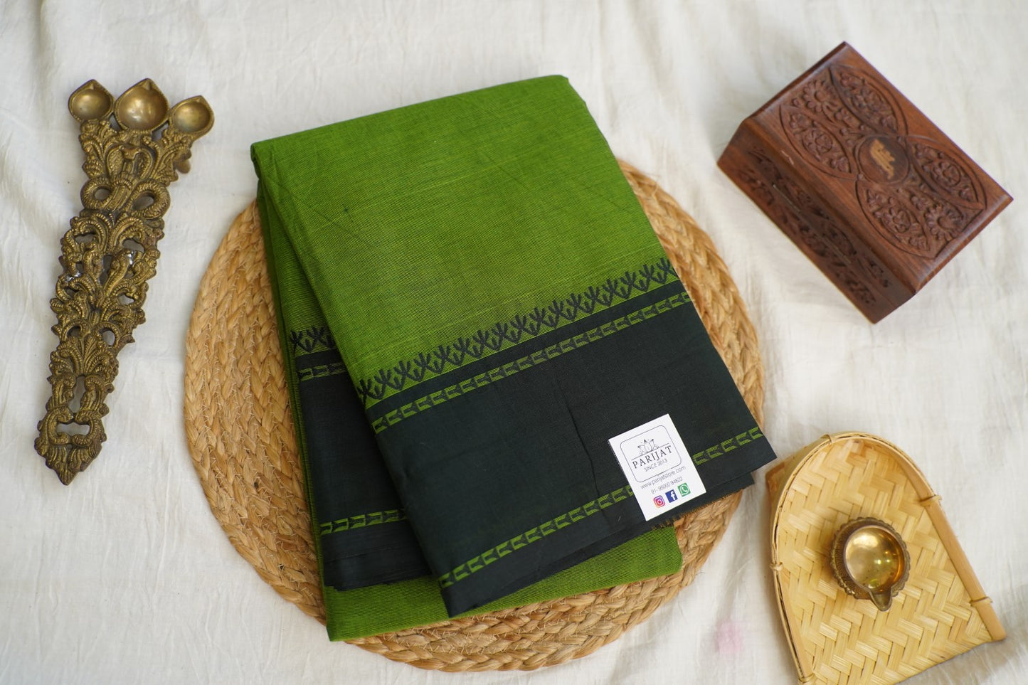 Chettinad handloom Cotton Saree PC17247