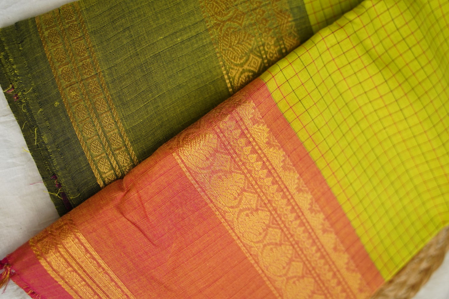 Chettinad handloom Cotton Saree PC17246