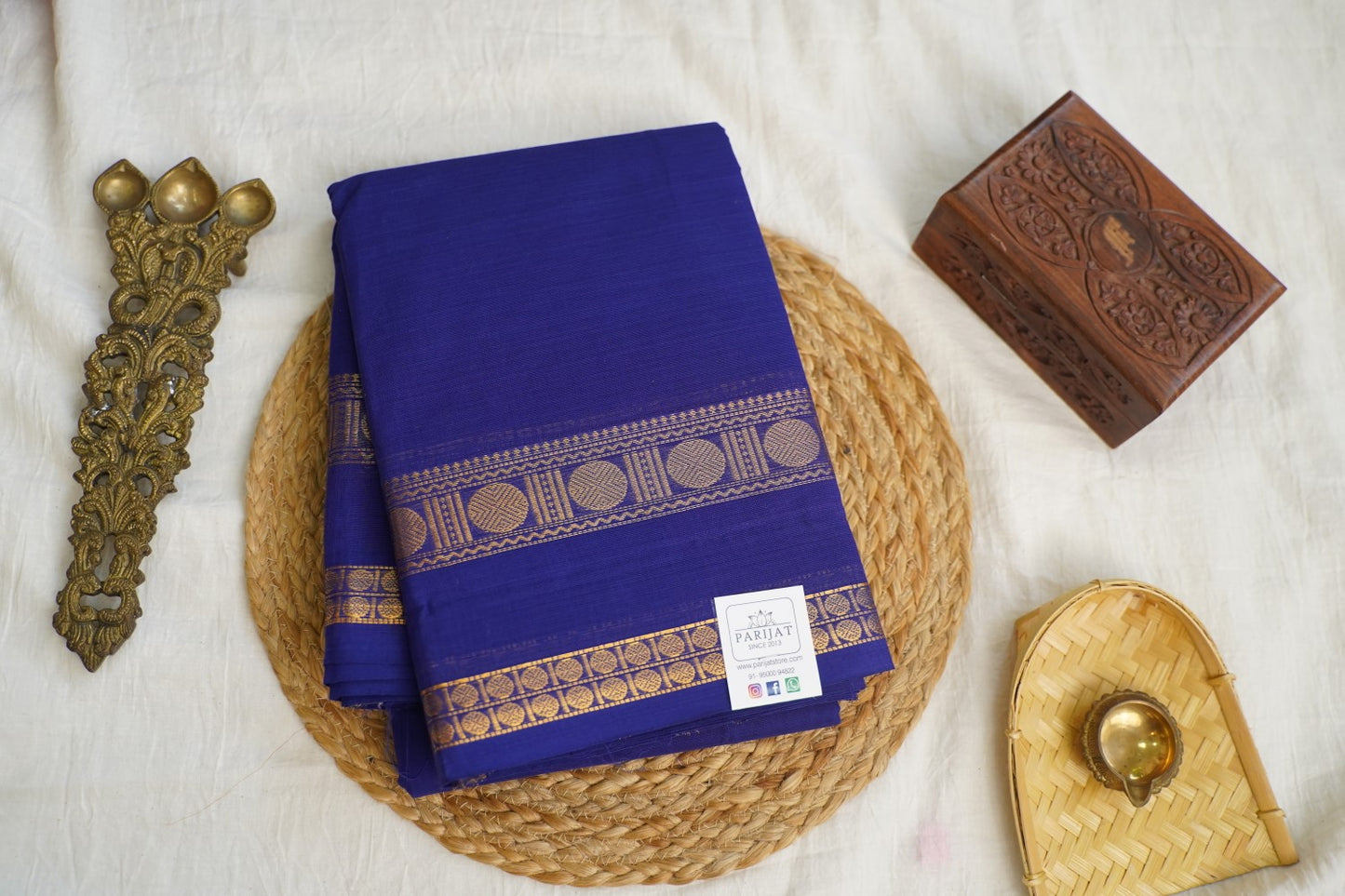 Chettinad handloom Cotton Saree PC17226