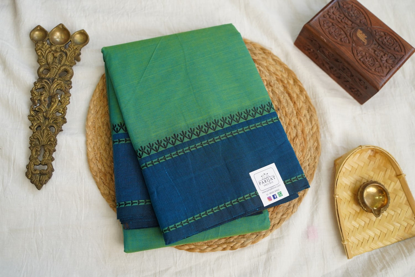 Chettinad handloom Cotton Saree PC17238