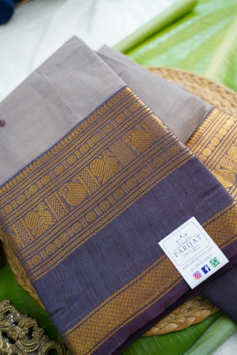 Chettinad handloom Cotton Saree PC18122